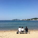 더운 여름 그림으로 시원하게 표현하기 푸른 바다와 하늘이 어우러진 여름 풍경 드로잉, 청량감이 느껴지는 그림