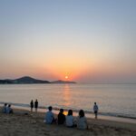 여름 일러스트 모음 6월 작업 기록과 방학 활용 팁 여름 일러스트 바다와 노을이 어우러진 감성적인 작품 모음