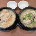 수유 삼계탕 맛집 평상집과 정서연 비교 추천 평상집 수유점의 누룽지토종닭백숙과 정서연 들깨삼계탕의 대표 메뉴 비교 사진