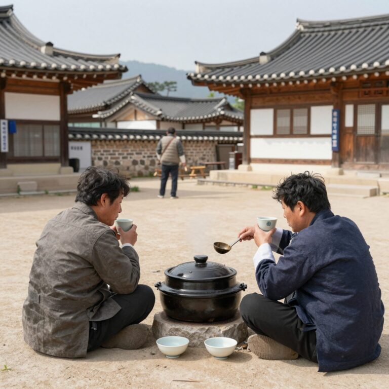 약초마을 본점의 죽염삼계탕 비주얼