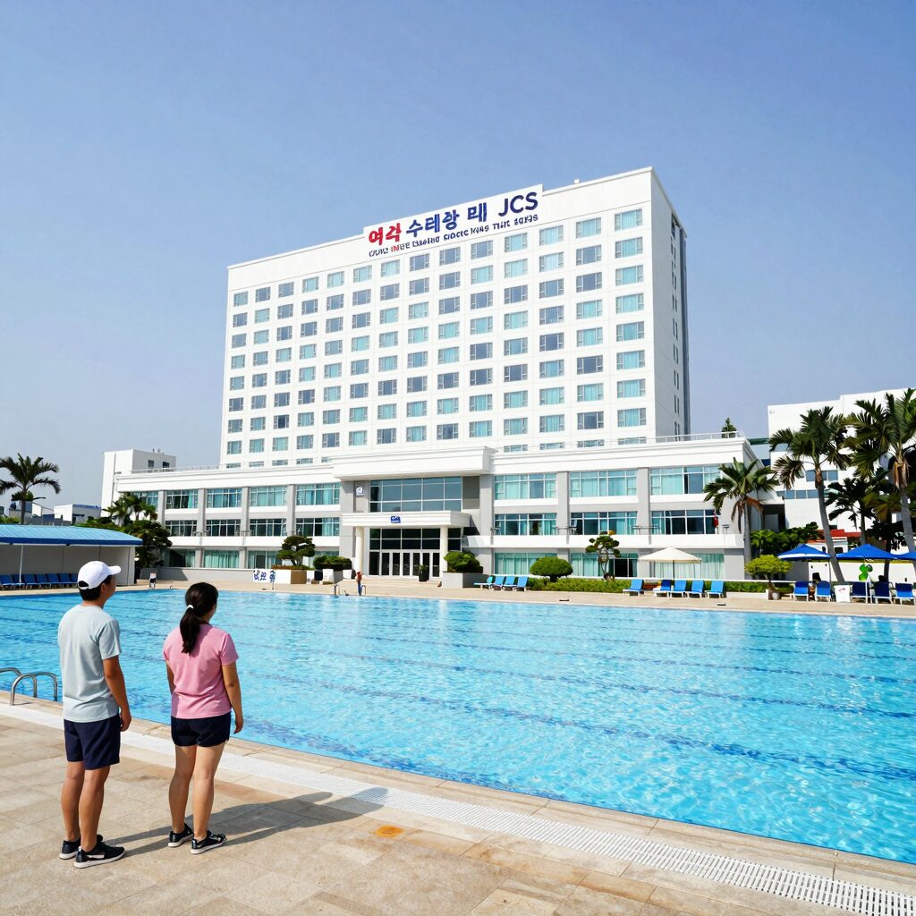 여수 수영장 호텔 신라스테이 라테라스 JCS 비교 사진