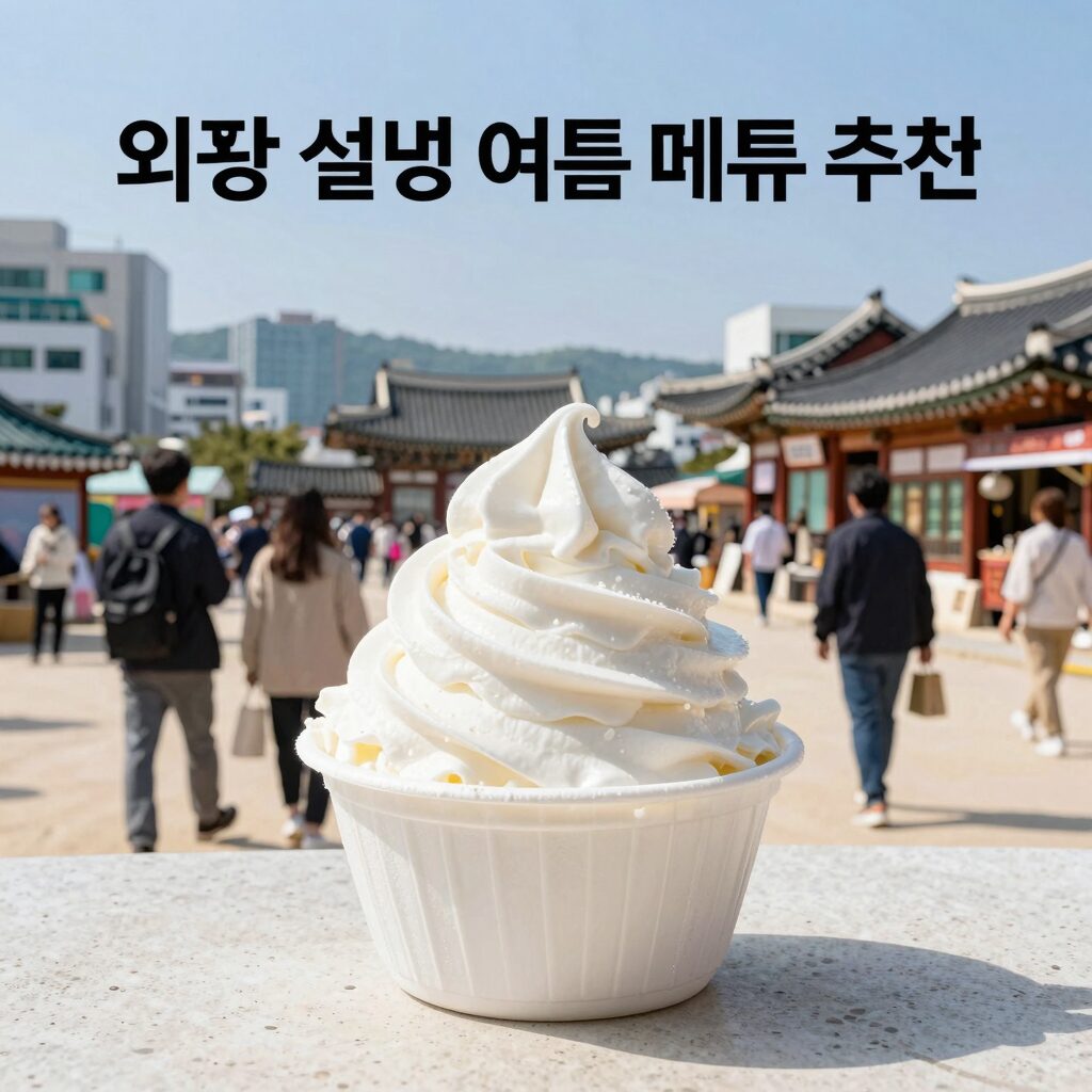 의왕 설빙 여름 빙수 메뉴 추천