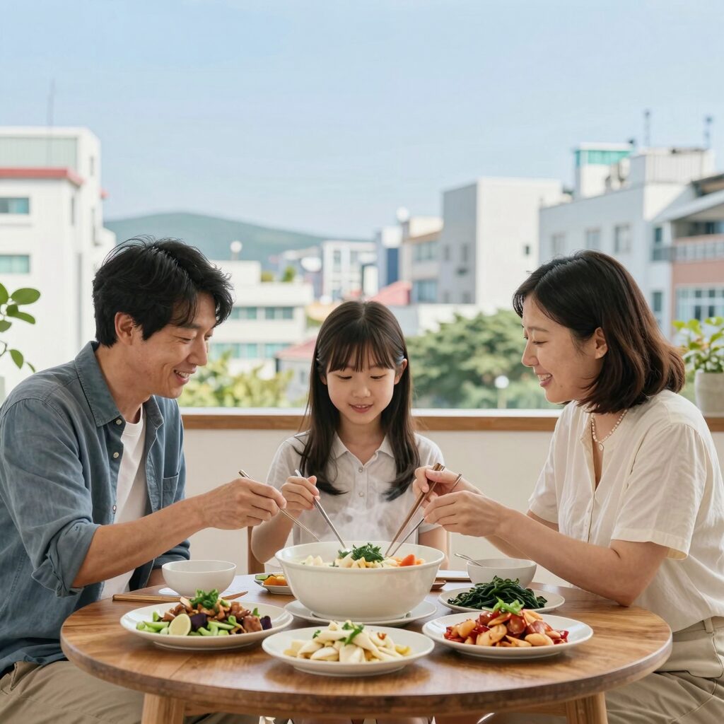여름 감기에 좋은 음식으로 차려낸 건강식단