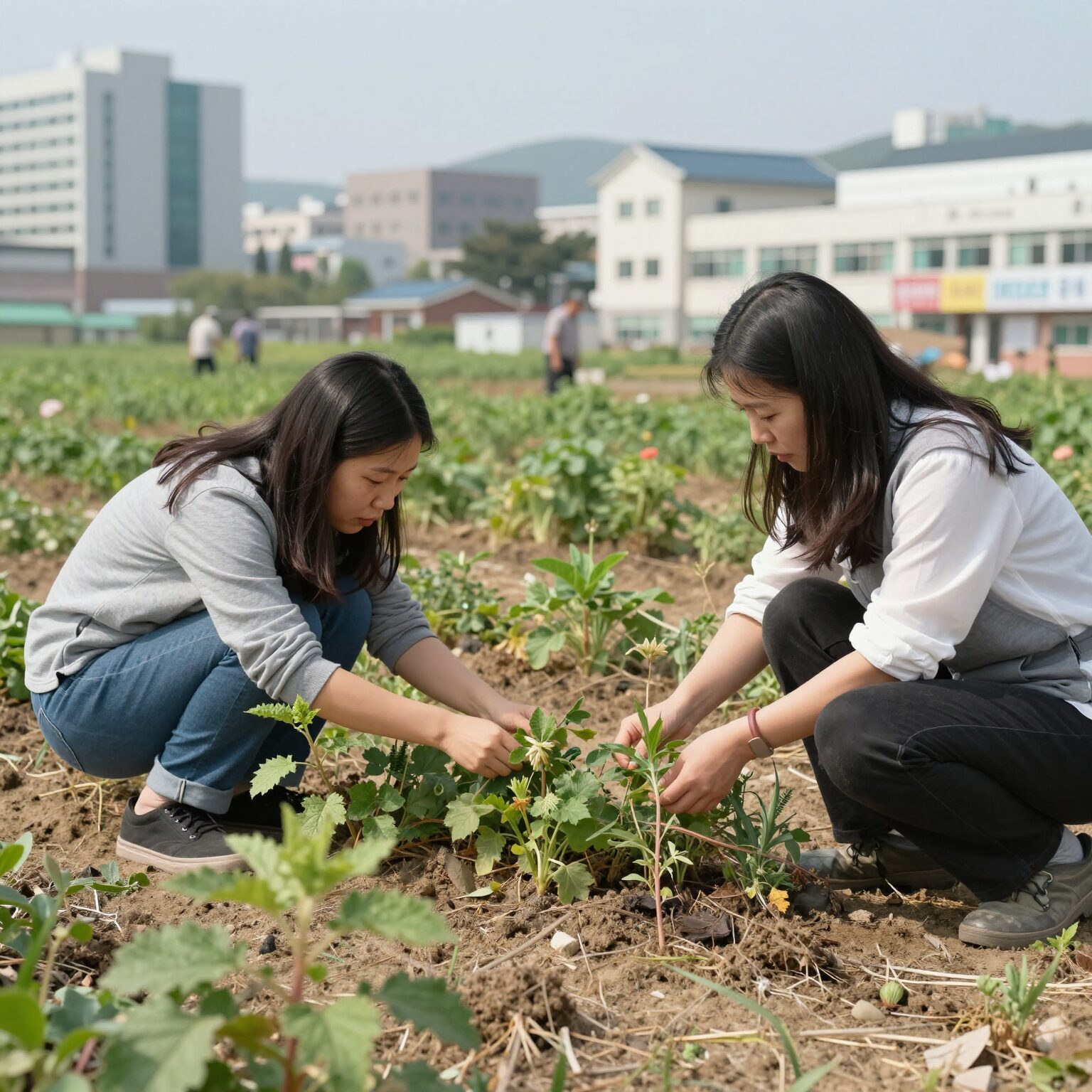 땅빈대 효능과 부작용을 확인하는 약초 사진