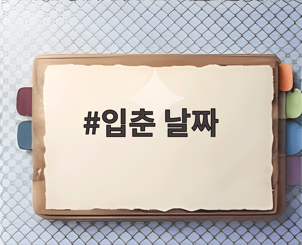 입춘 날짜