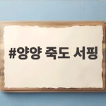 양양 죽도 서핑