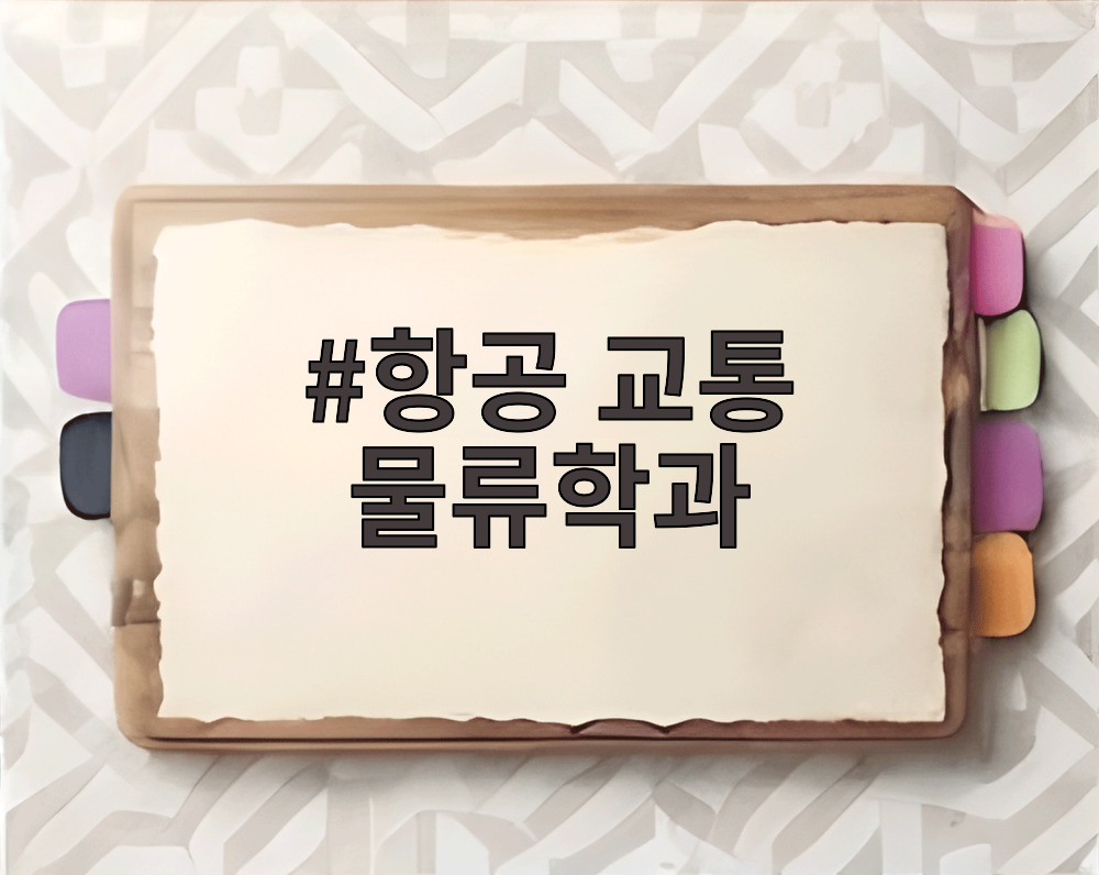 항공 교통 물류학과