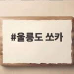 울릉도 쏘카 이용법과 운전 난이도 정리 울릉도 쏘카