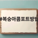 복숭아콤포트방법