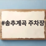 송추계곡 주차장