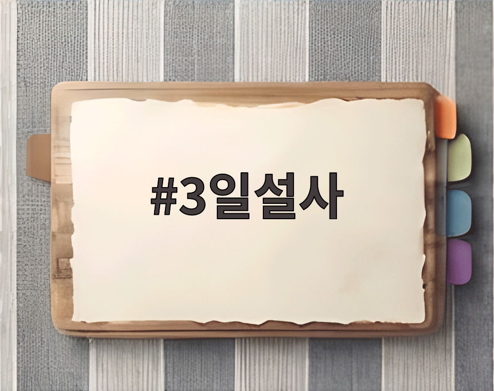 3일설사