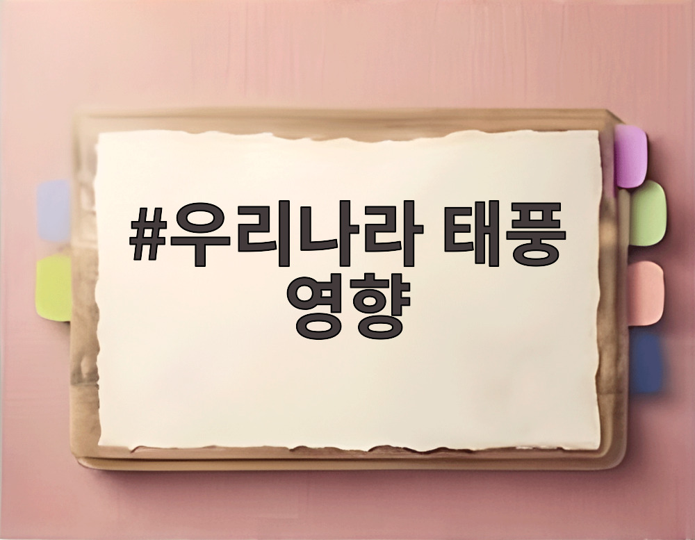 우리나라 태풍 영향 우리나라 태풍 영향