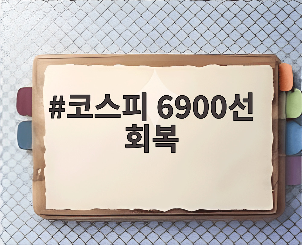 코스피 6900선 회복