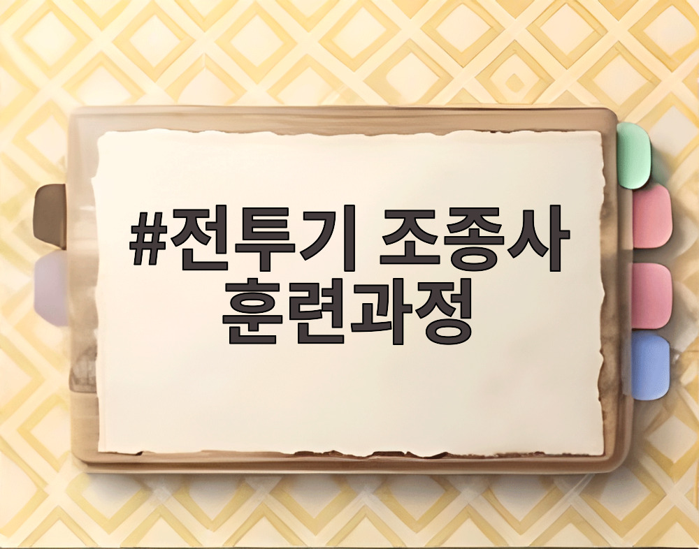 전투기 조종사 훈련과정
