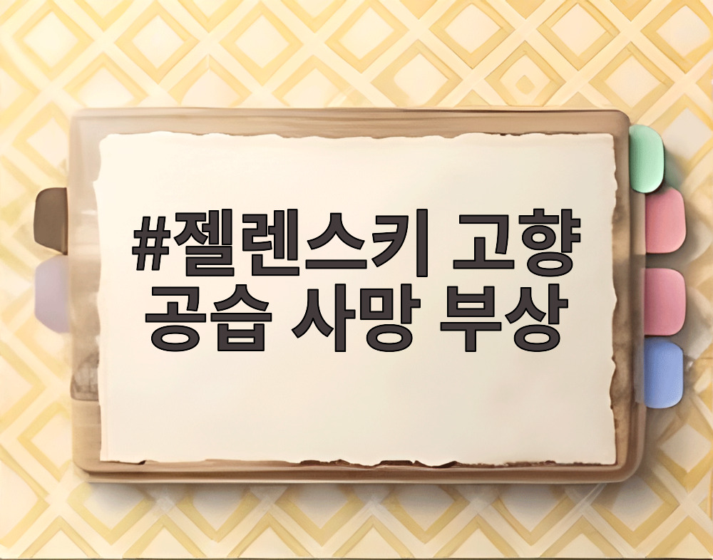 젤렌스키 고향 공습 사망 부상