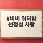 비비 워터밤 선정성 논란, 그녀가 밝힌 공연 철학 비비 워터밤 선정성 사람