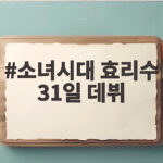 소녀시대 효리수 31일 데뷔
