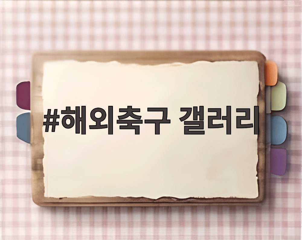 해외축구 갤러리