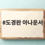 도경완 아나운서