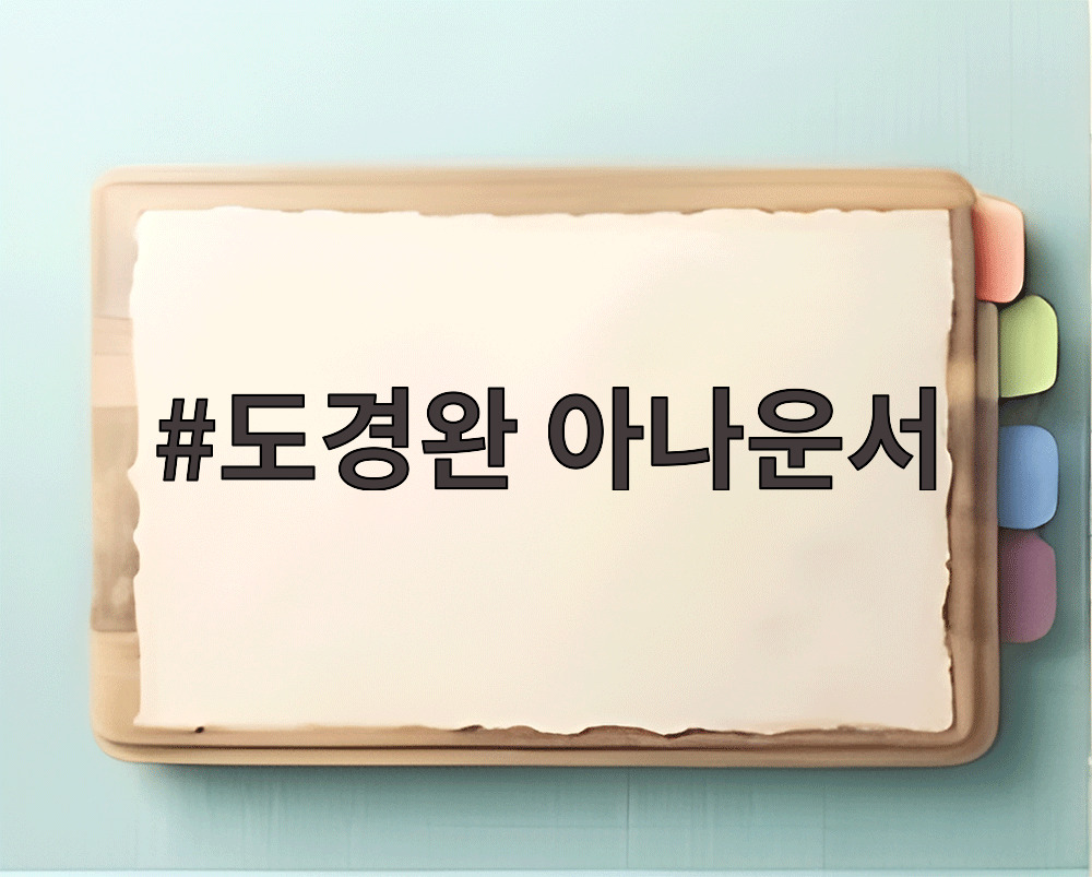 도경완 아나운서