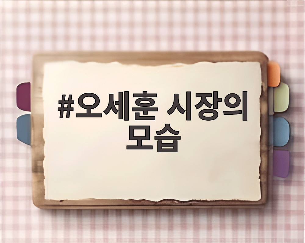 오세훈 시장의 모습