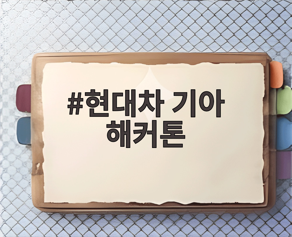 현대차 기아 해커톤