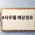 사우델 예상경로