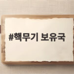 핵무기 보유국 북한 미국의 인정과 한국의 억제 전략은 무엇인가 핵무기 보유국