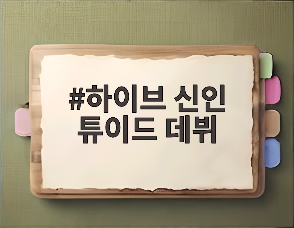 하이브 신인 튜이드 데뷔