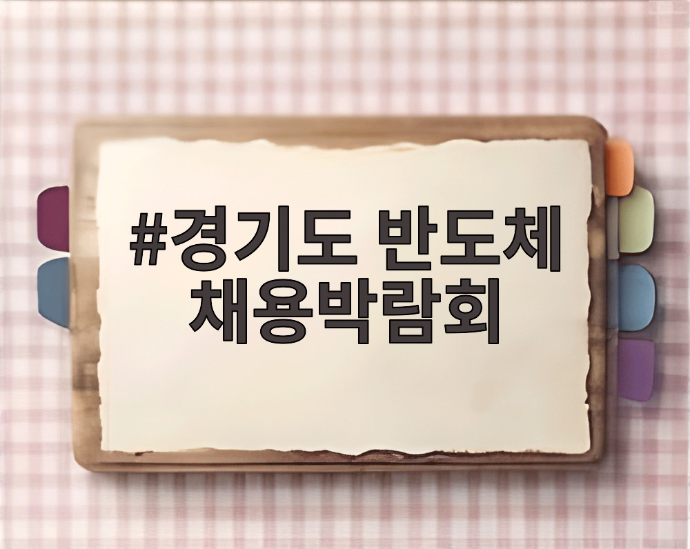 경기도 반도체 채용박람회