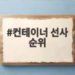 컨테이너 선사 순위
