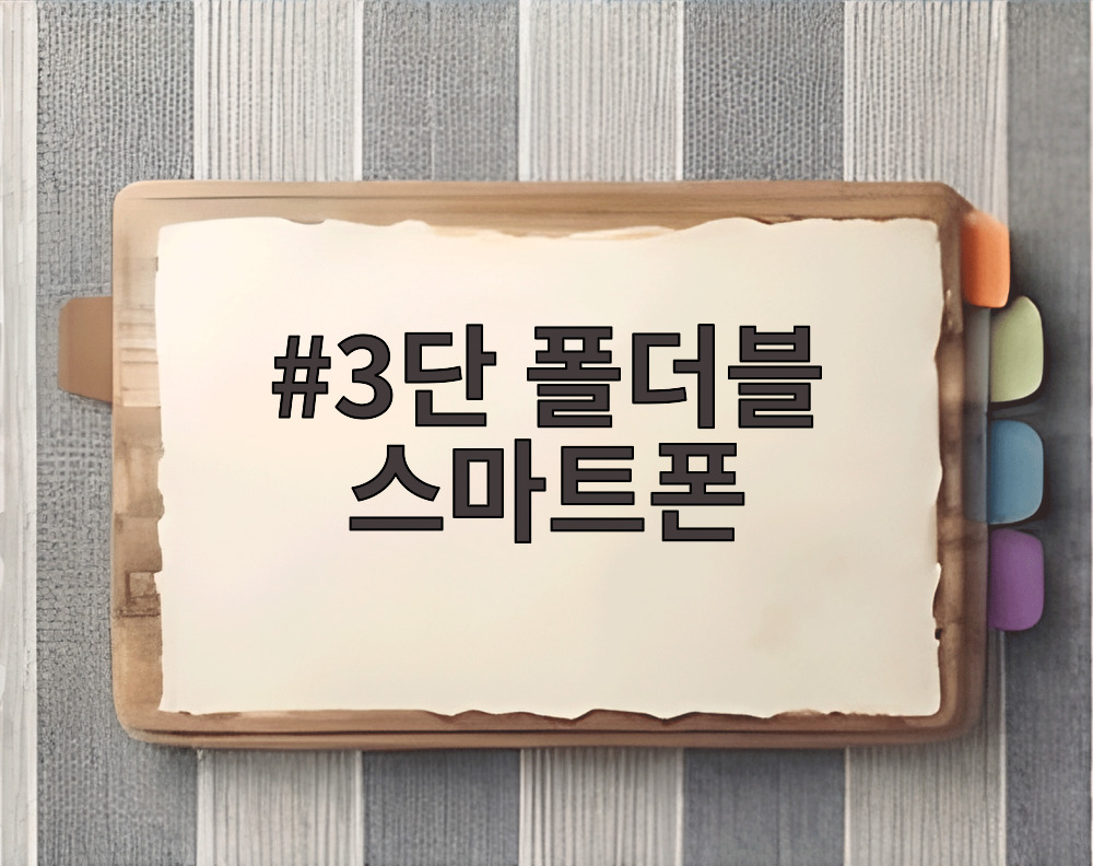 3단 폴더블 스마트폰