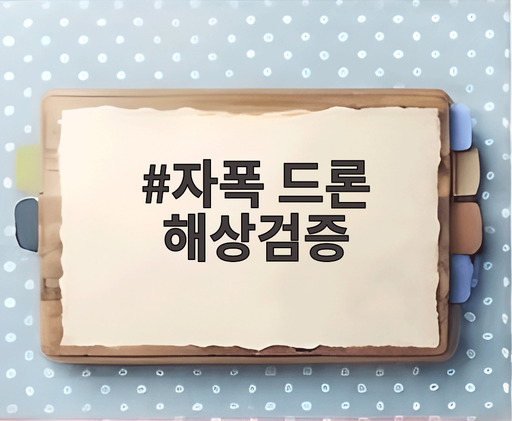 자폭 드론 해상검증