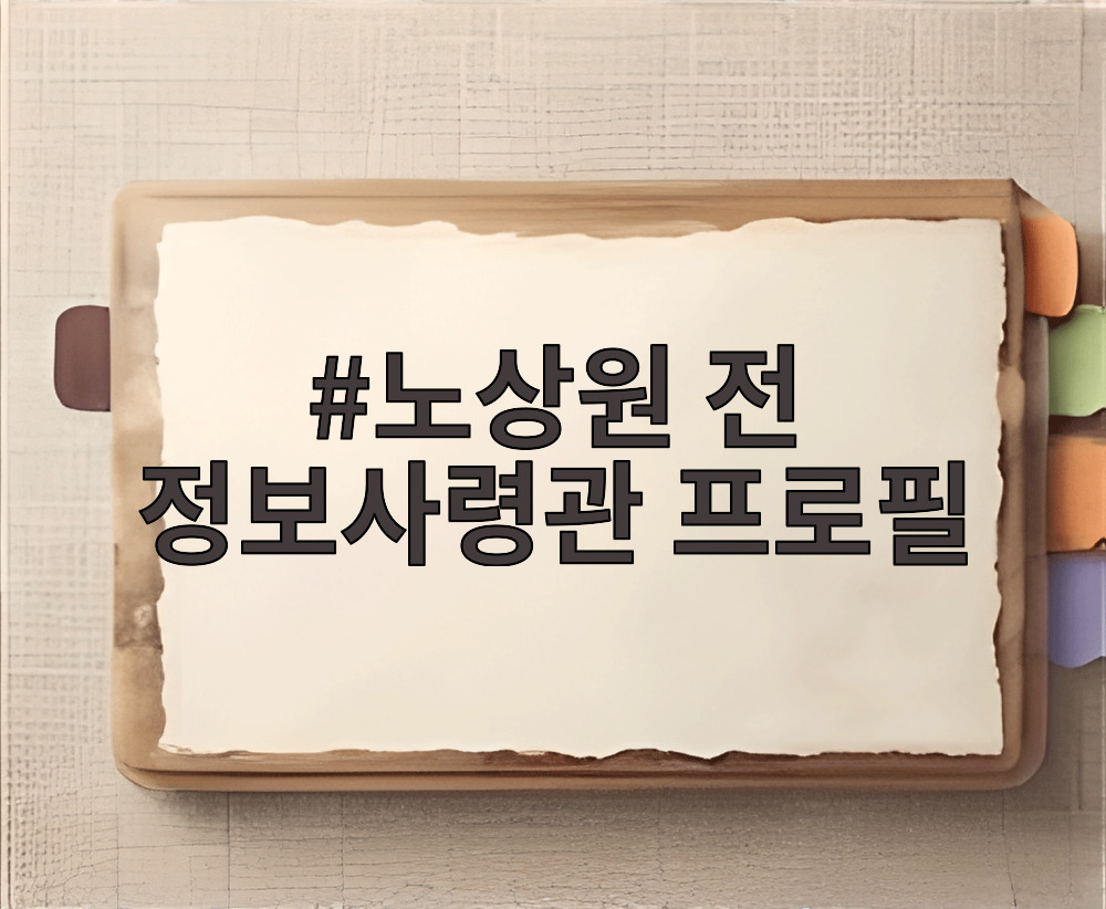 노상원 전 정보사령관 프로필
