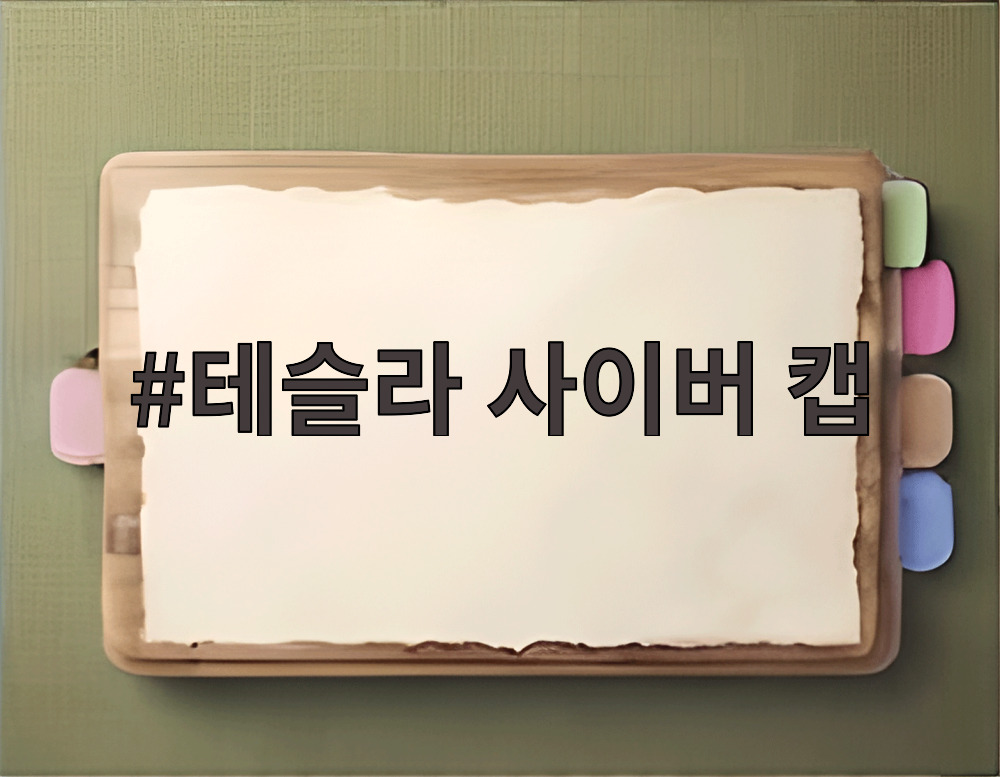 테슬라 사이버 캡