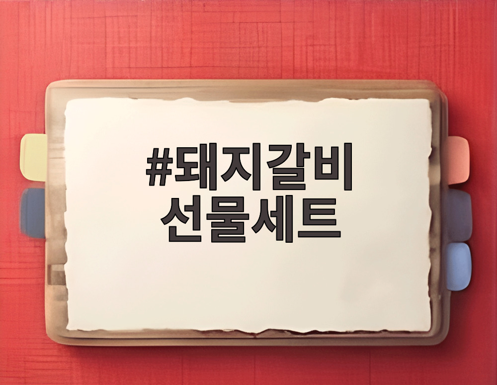 돼지갈비 선물세트