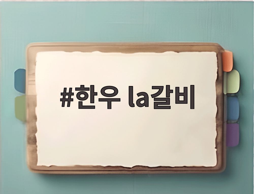 한우 la갈비