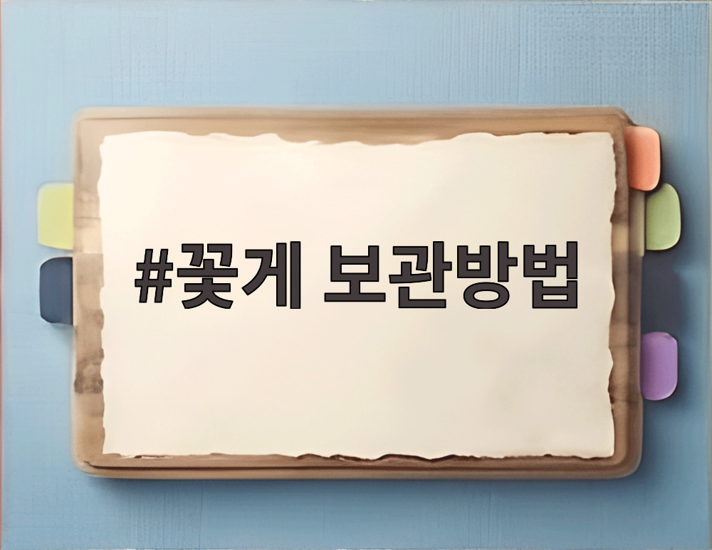 꽃게 보관방법