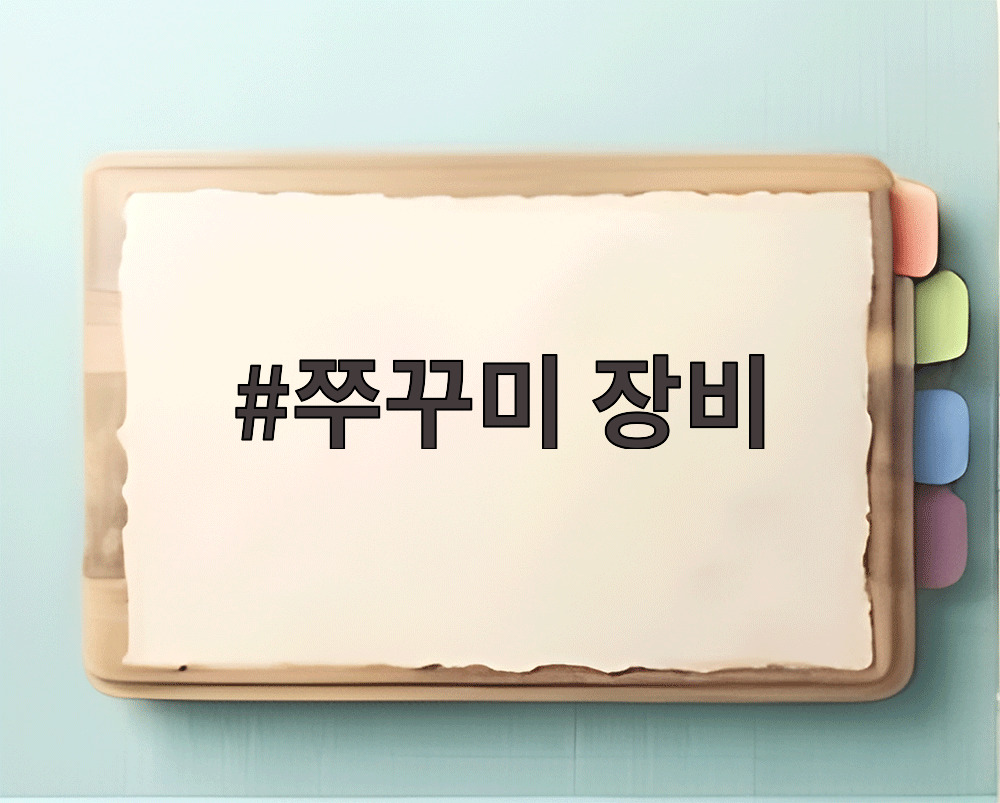 쭈꾸미 장비