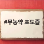 무농약 포도즙