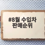 8월 수입차 판매순위와 시장 변화 8월 수입차 판매순위