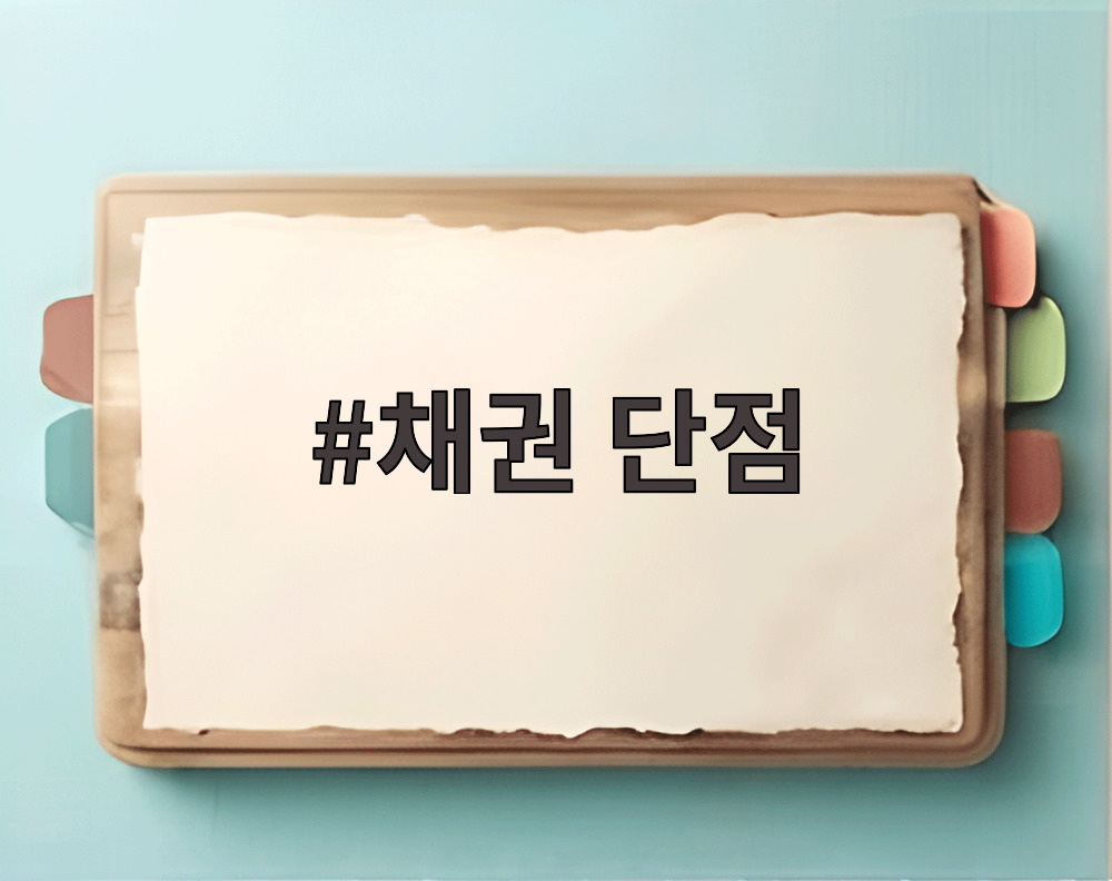채권 단점
