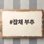 잡채 부추 활용한 황금레시피 완성 잡채 부추