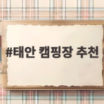 태안 캠핑장 추천