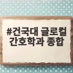 건국대 글로컬 간호학과 종합