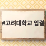 고려대학교 입결