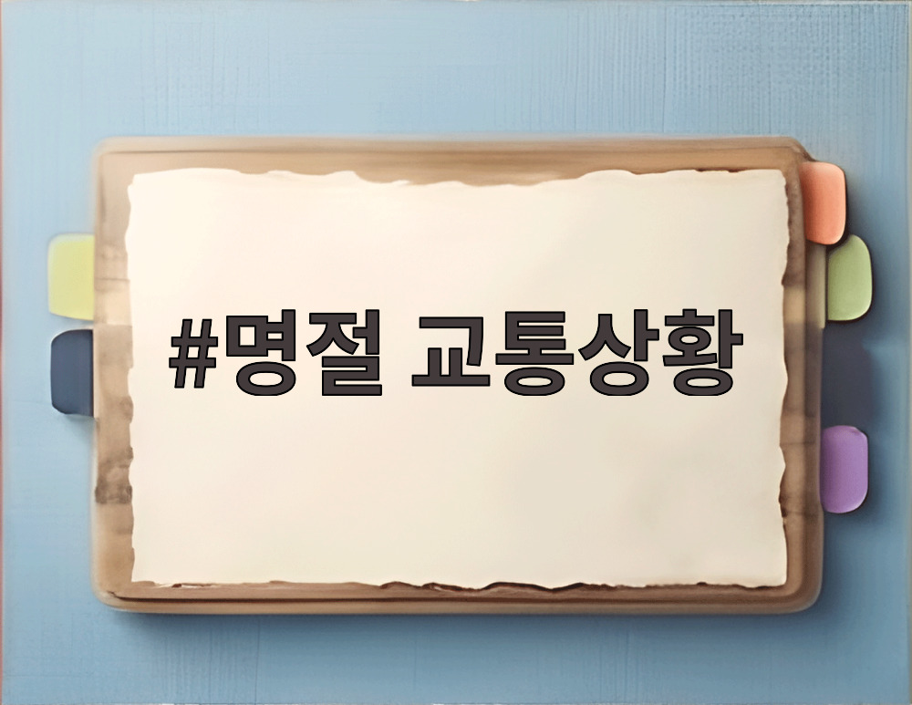 명절 교통상황