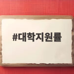 대학지원률