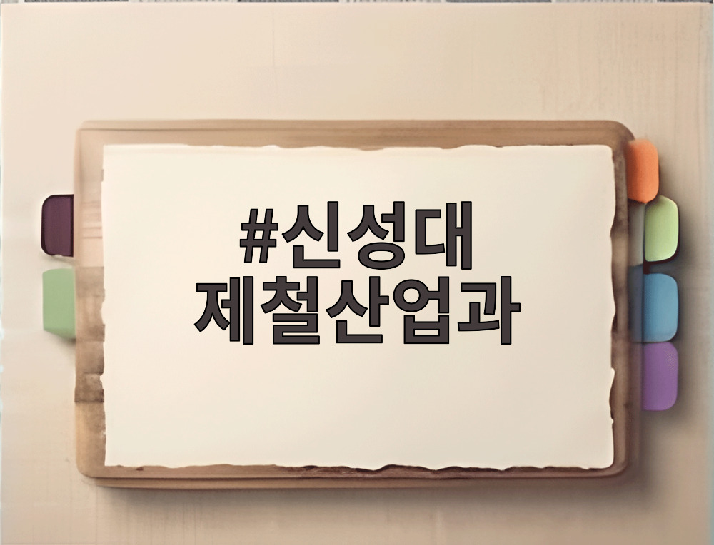 신성대 제철산업과