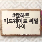 칼하트 미드웨이트 써멀 차이